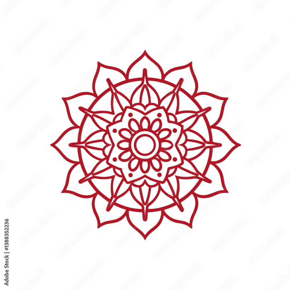 vector illustration of a mandala vector illustration of a mandala
