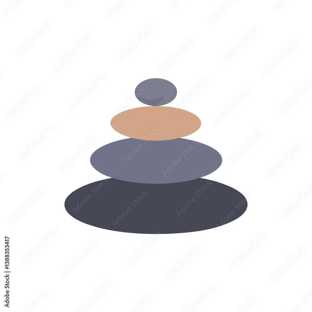 zen stones isolated on white background zen stones isolated on white background