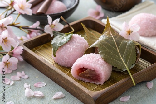 Japanese Sakura Mochi