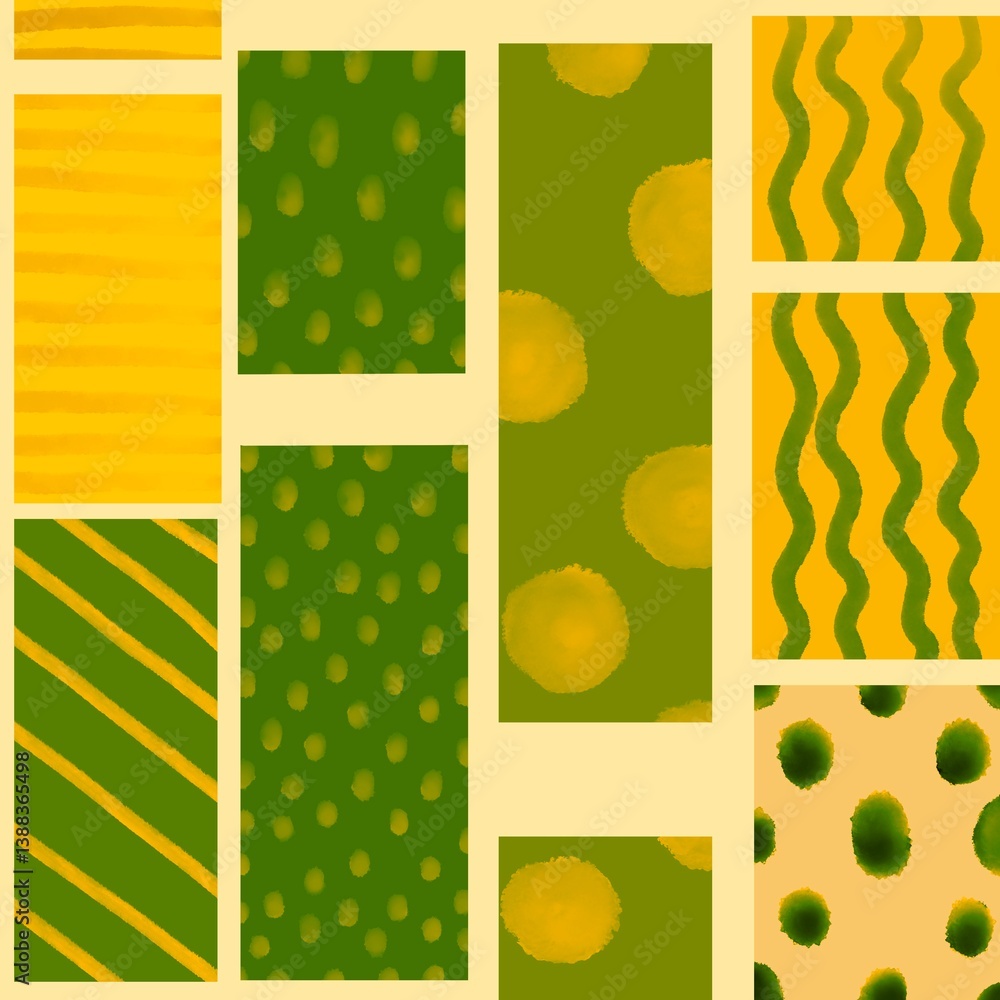 Obraz premium Abstract seamless paint spots oil pattern for wrapping paper and fabrics