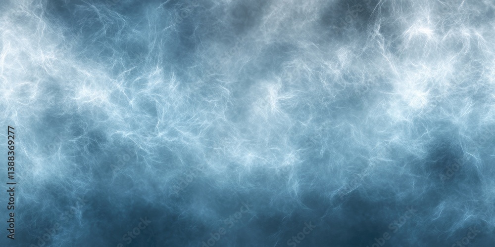 Subtle Interplay of Light and Shadows in an Abstract Landscape of Delicate Threads and Misty Hues