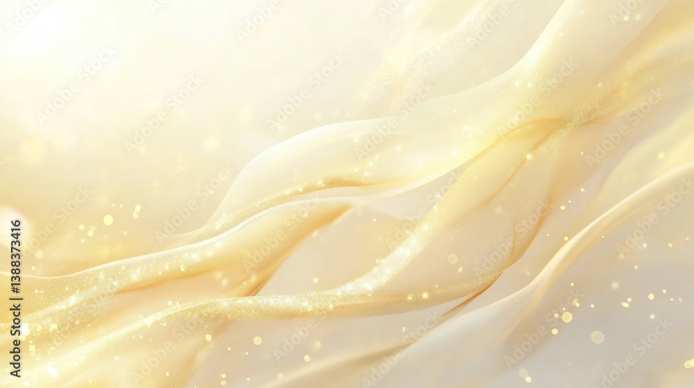 Softly Illuminated Fabric with Subtle Ripples and Warm Highlights, Evoking a Sense of Elegance and Serenity Softly Illuminated Fabric with Subtle Ripples and Warm Highlights, Evoking a Sense of Elegance and Serenity