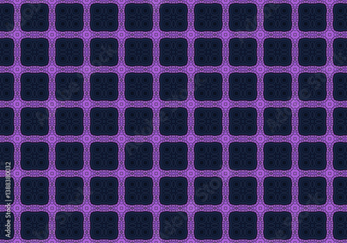 Seamless Cloth Endless Visual Decoration Digital Fashion Texture Perspective Geometric Tile Fabric Shape Symmetric Template Graphic Luxury Interior Textile Art Design Wallpaper Background Pattern.