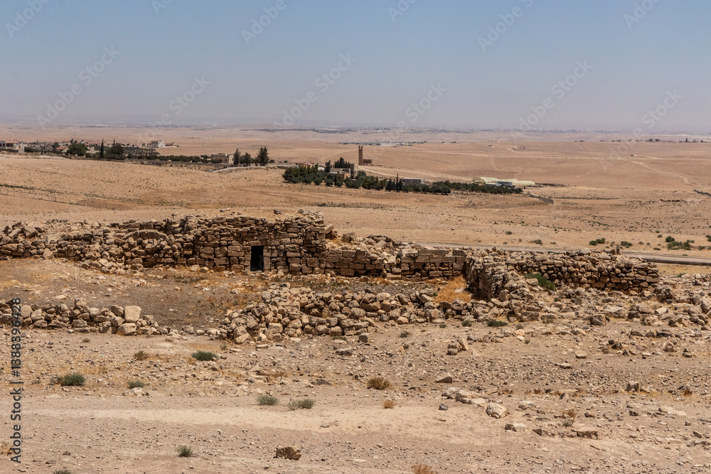 Ruins at Umm ar-Rasas site in Jordan