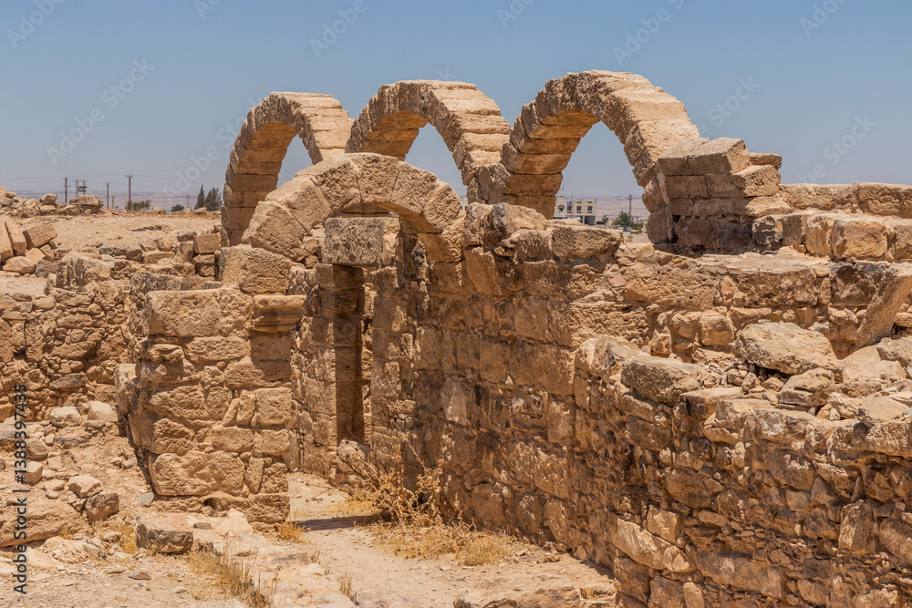 Arches at the Saint Paul's church ruin at Umm ar-Rasas site in Jordan
