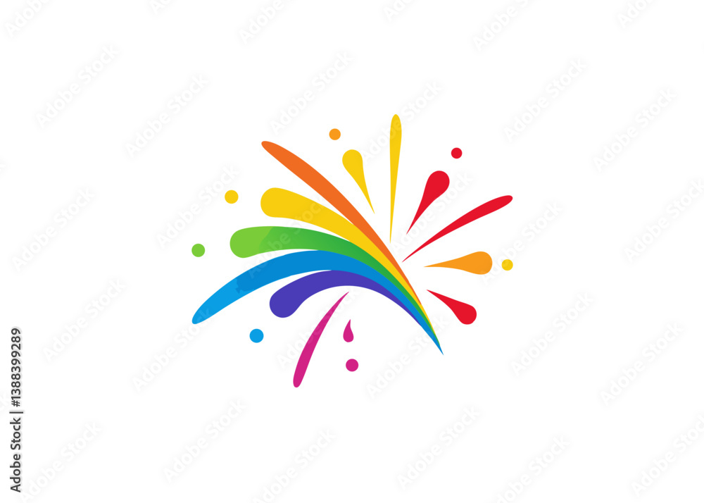 abstract colorful background with splashes abstract colorful background with splashes