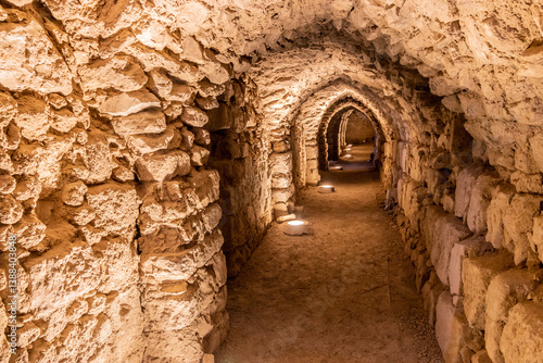 Corridor in Karak castle, Jordan