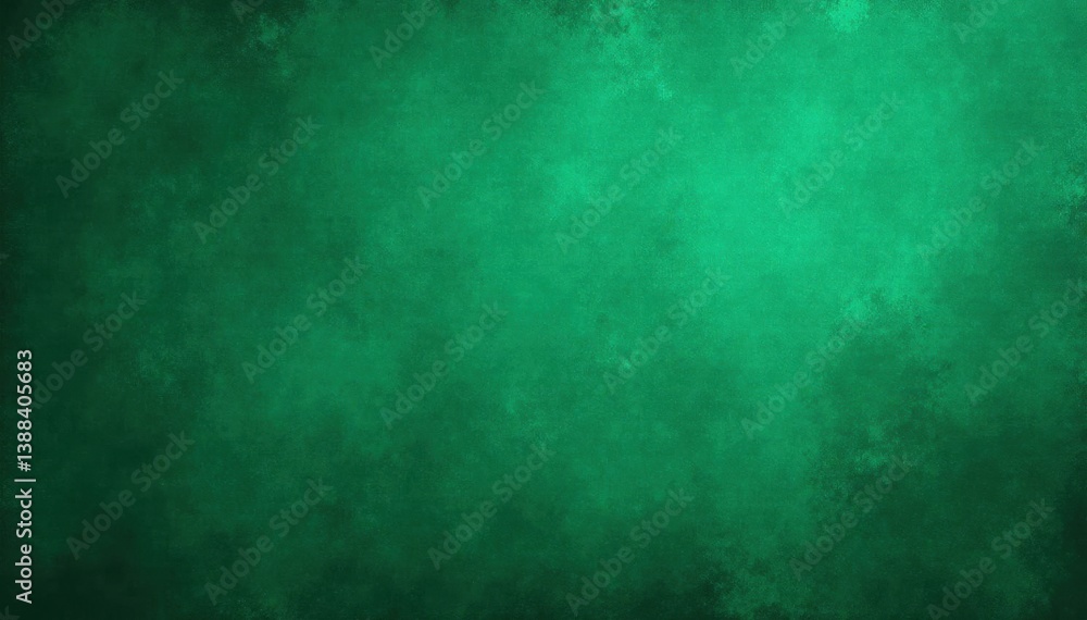 Fototapeta premium Emerald green distressed backdrop, heavily shadowed, brooding, background