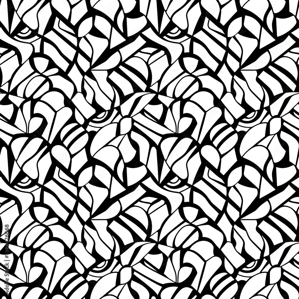 a black and white abstract pattern a black and white abstract pattern
