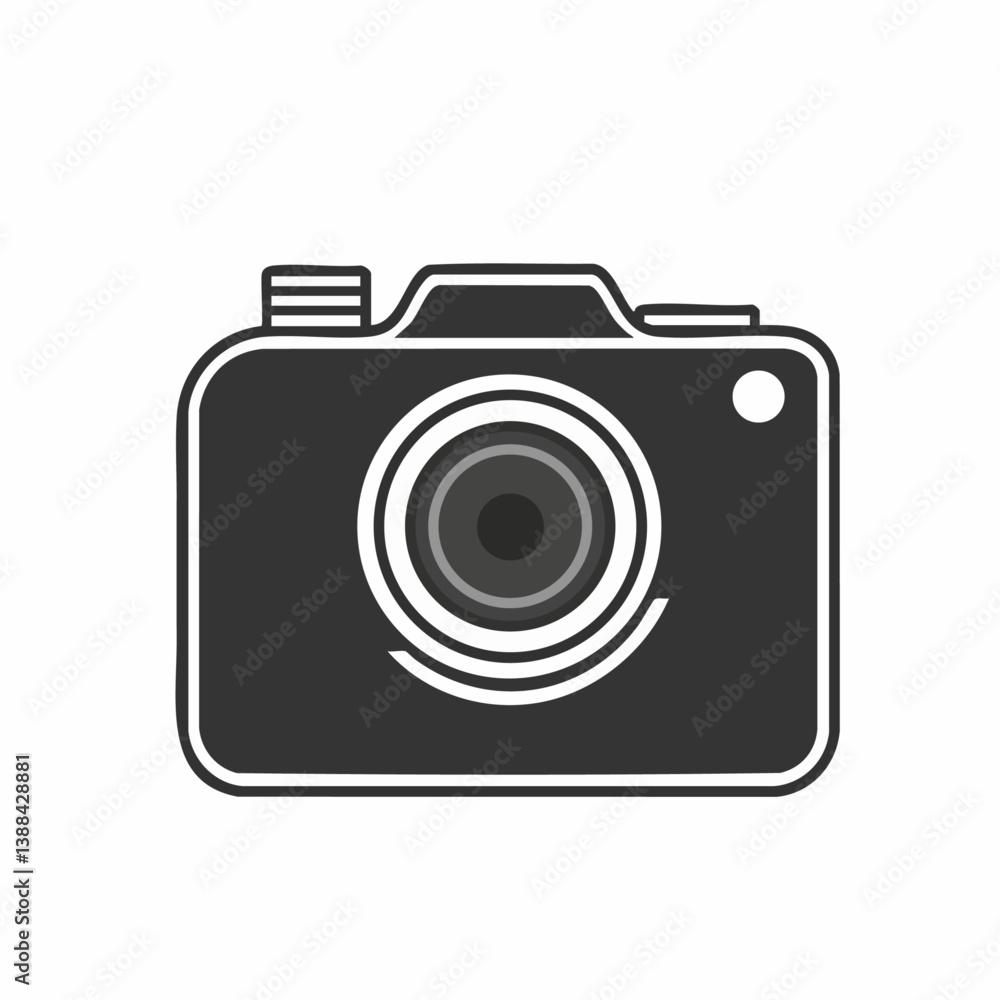 Action Cam - Vector icon, isolated on white background - Action Cam - Vector icon, isolated on white background -