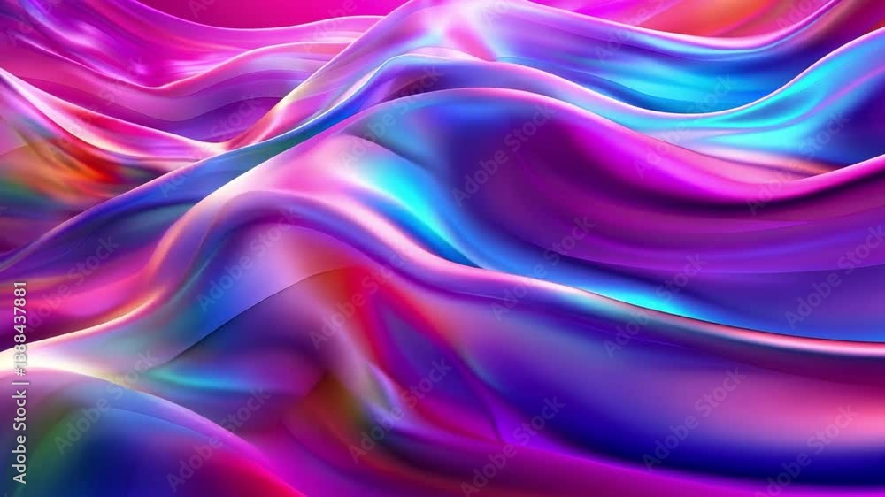 Vibrant Abstract Background with Smooth Gradients of Purple, Blue, and Pink Waves Creating Fluid Movement and Mesmerizing Visual Effects Vibrant Abstract Background with Smooth Gradients of Purple, Blue, and Pink Waves Creating Fluid Movement and Mesmerizing Visual Effects