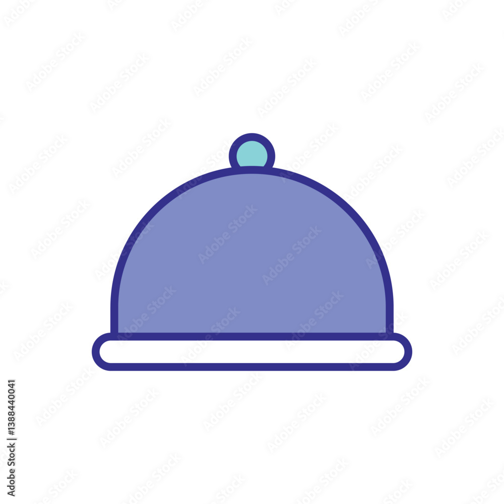 Dish icon vector stock illustration Dish icon vector stock illustration
