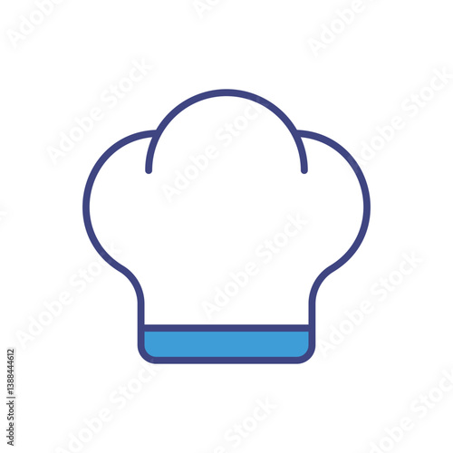 Chef Hat icon vector stock illustration