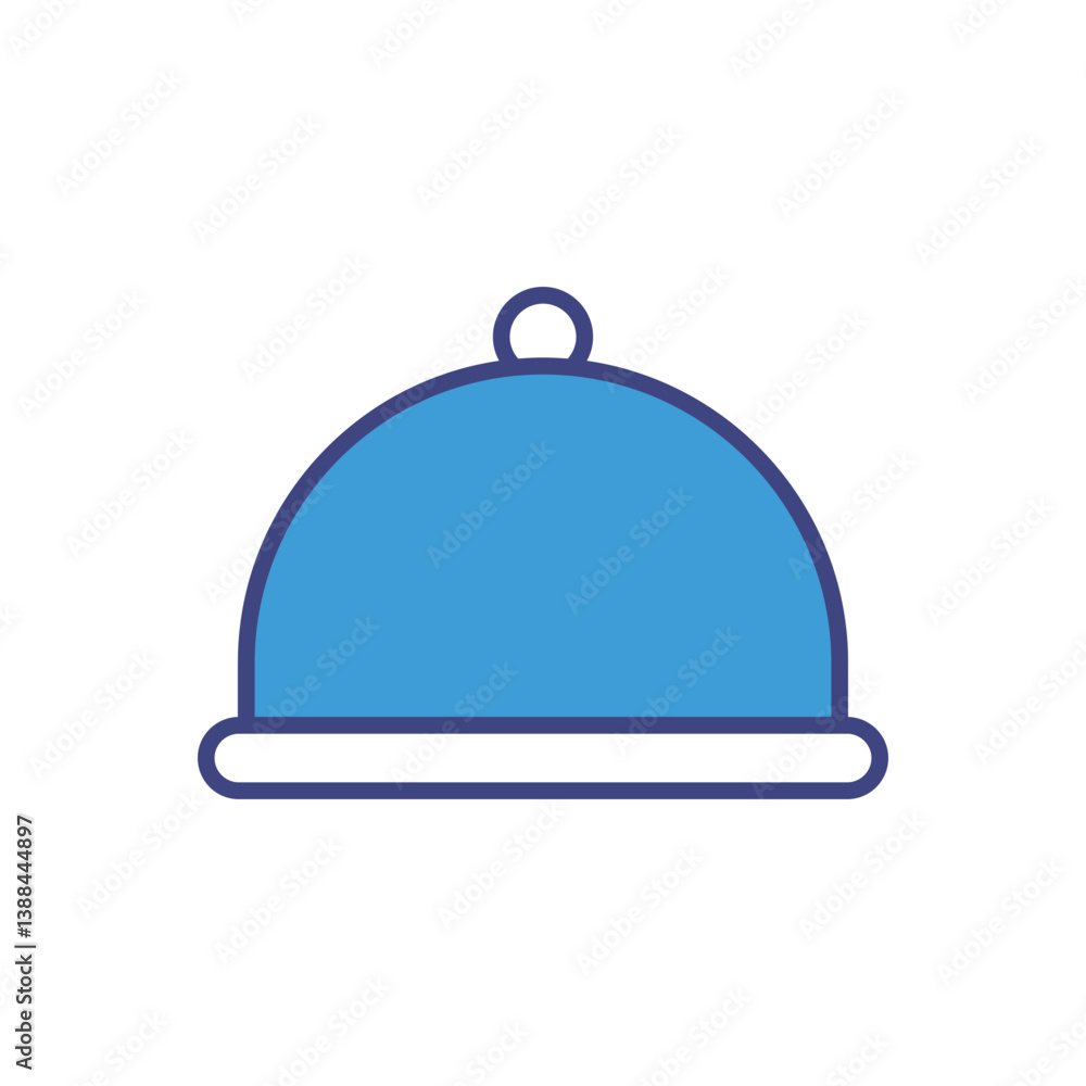 Dish icon vector stock illustration Dish icon vector stock illustration