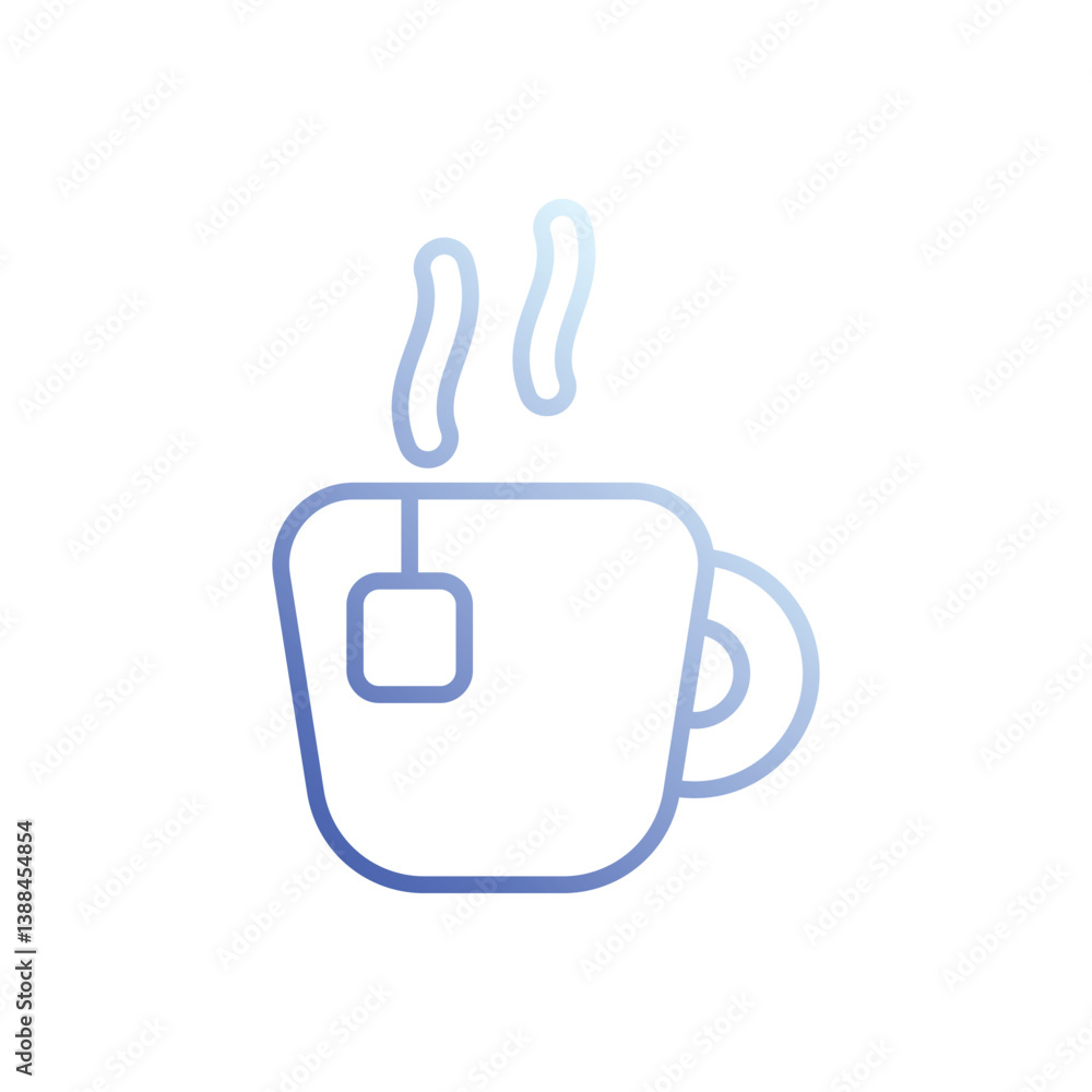 Tea icon vector stock illustration Tea icon vector stock illustration