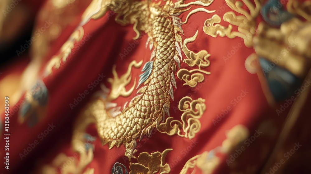 Fototapeta premium Historical Clothing Embroidery Design