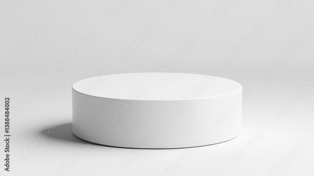 A sleek white cylindrical object centered on a minimalist white background, showcasing modern design and simplicity, and studio lighting with soft shadows. A sleek white cylindrical object centered on a minimalist white background, showcasing modern design and simplicity, and studio lighting with soft shadows.