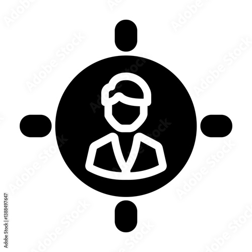 target Solid icon