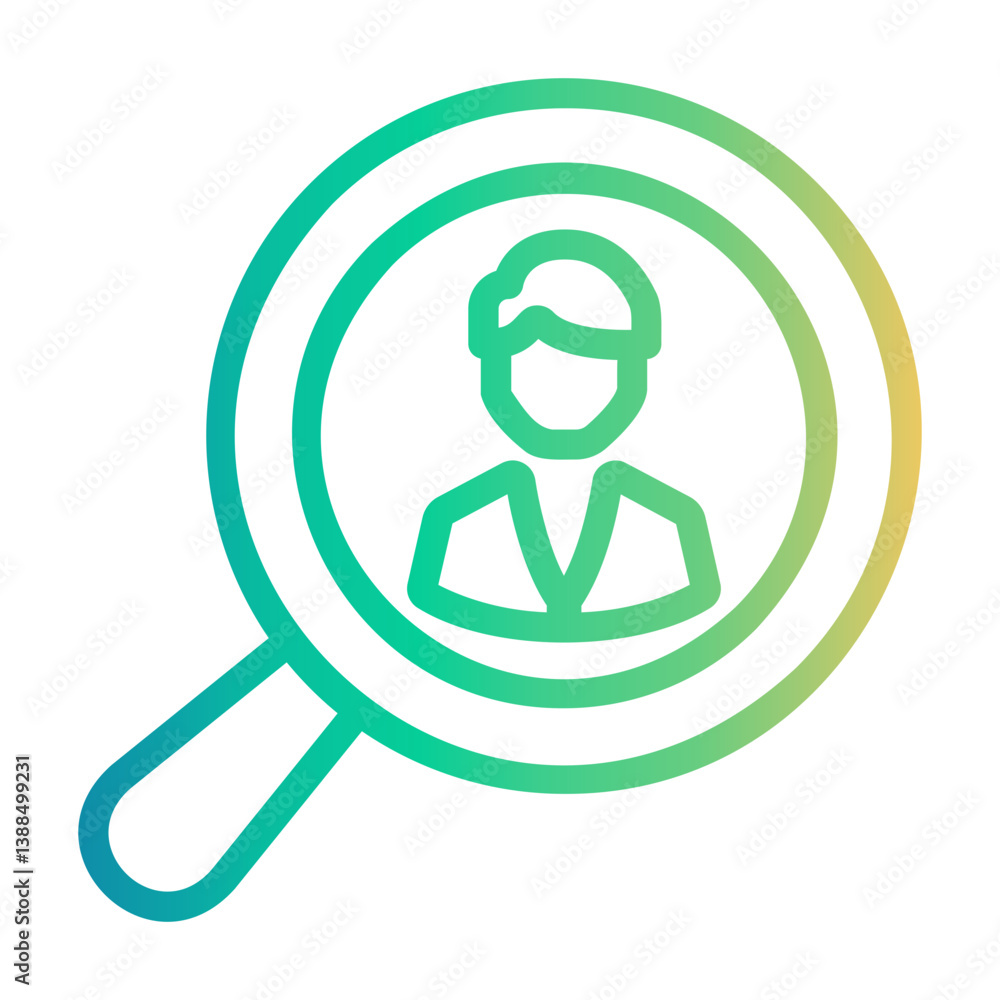 people Line Gradient Icon people Line Gradient Icon