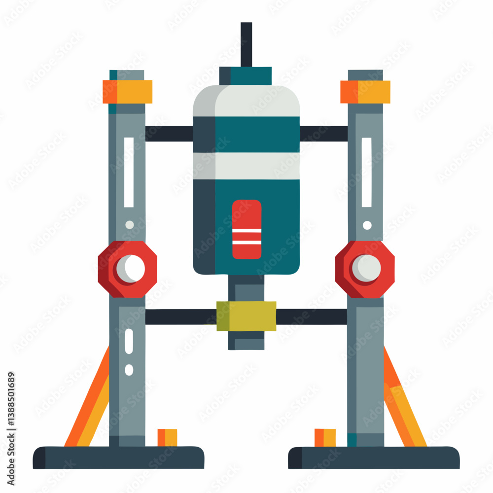 Fototapeta premium toy train isolated on white