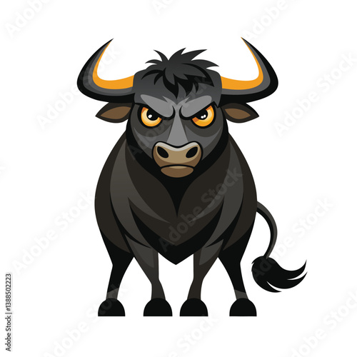 bull,aggressive,horns,vector,illustration,animal,strong,power,beast,wild,attack,mammal,graphic,art,design,angry,mascot,logo,tough,farm,rage,strength,furious,charging,isolated,template,drawing,clipart,