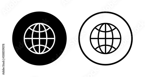 Web icon logo design. go to web sign and symbol. web click icon. Global search icon