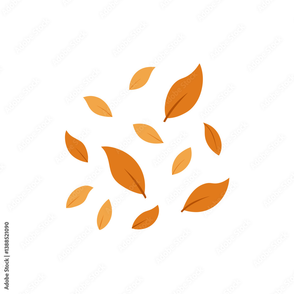 autumn leaves isolated on white autumn leaves isolated on white