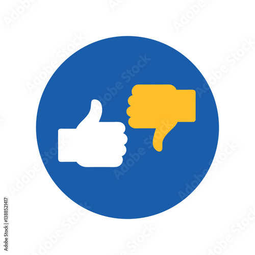 like unlike buttons thumbs up and down isolated.eps