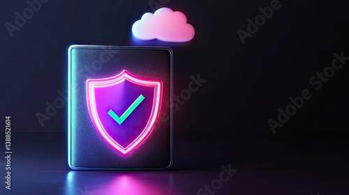 Exploring cyber safety modern cloud security and graphic design in digital environments