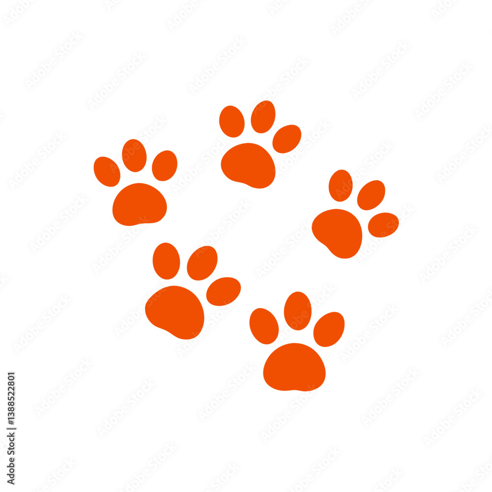 paw print icons paw print icons