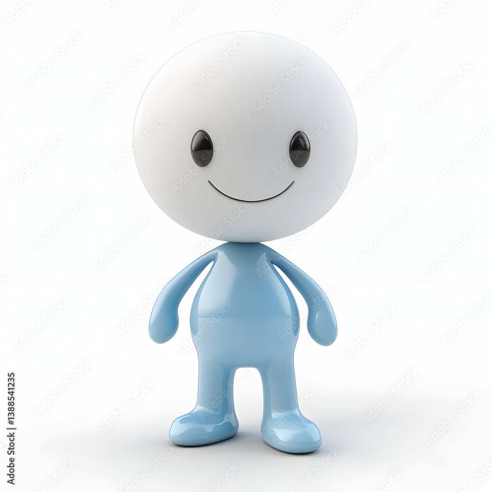 A cheerful 3D rendered cartoon character with a big smile. Fruit Isolated on a white background. Smiling 3D Rendered Character: A Joyful Digital Figure A cheerful 3D rendered cartoon character with a big smile. Fruit Isolated on a white background. Smiling 3D Rendered Character: A Joyful Digital Figure
