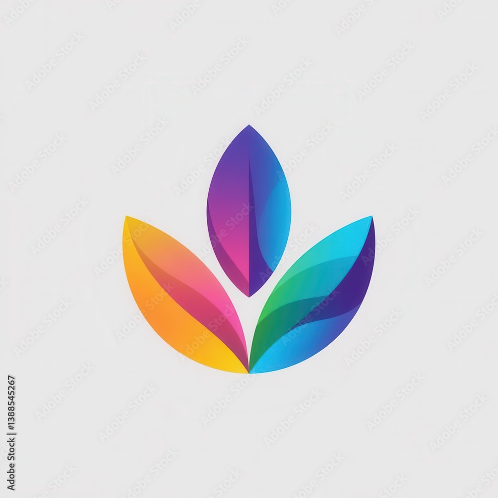 Vibrant petal composition with radiant hues and delicate curvatures design Vibrant petal composition with radiant hues and delicate curvatures design