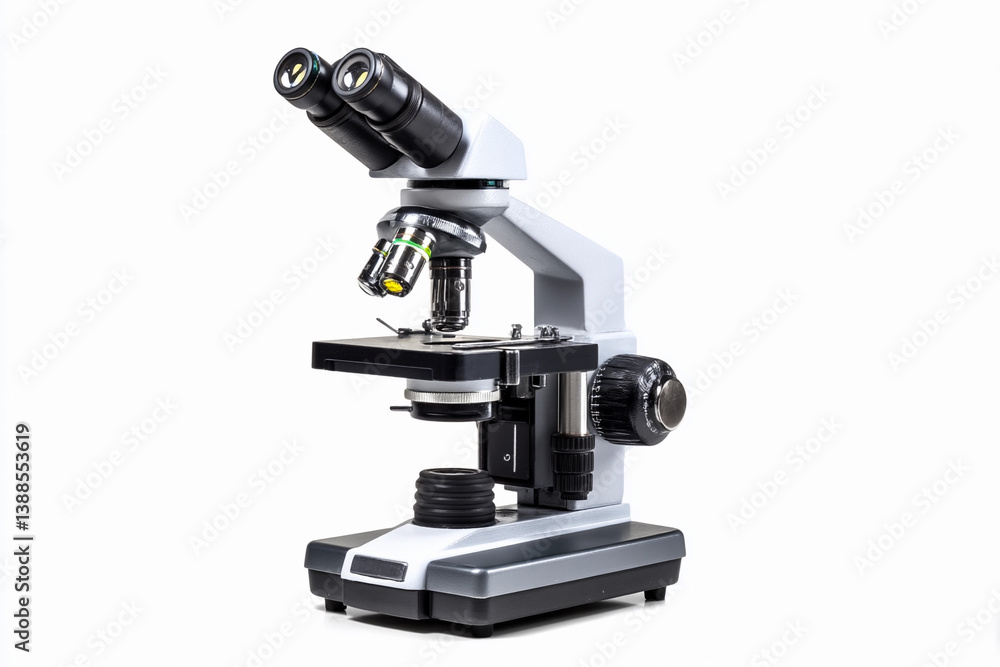 Precision optical microscope for detailed scientific observation in laboratory settings utilized by researchers and students Precision optical microscope for detailed scientific observation in laboratory settings utilized by researchers and students