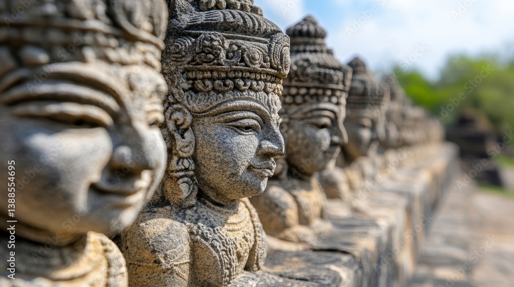 Stone Statues of Ancient Deities Stone Statues of Ancient Deities
