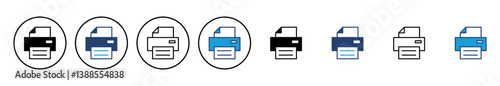 Print icon vector. printer icon vector.