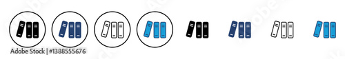 Library icon vector. education icon vector
