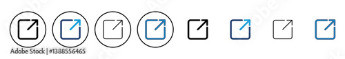 External link icon vector. link icon vector. hyperlink symbol