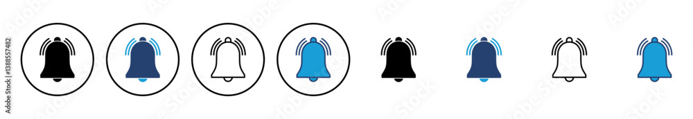 Bell Icon vector. Notification icon for your web site design Bell Icon vector. Notification icon for your web site design