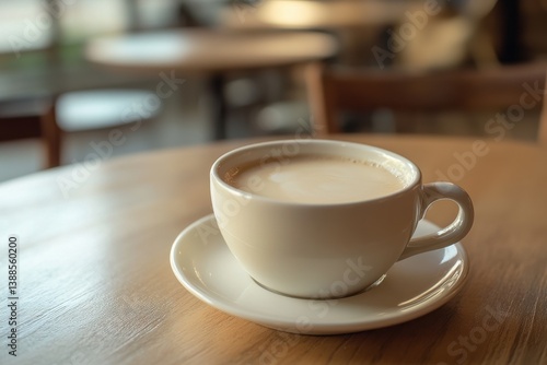 Wallpaper Mural A Beautifully Presented Caf Au Lait Served in a Bowl Perfect for Breakfast or Cafe Menus Torontodigital.ca