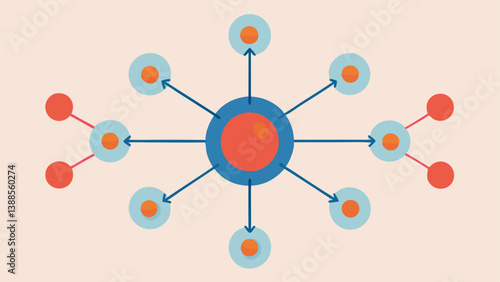 Nano Network Visualize a web of interconnected nanoparticles working together beneath the skin to deliver moisture with directional arrows indicating flow.
