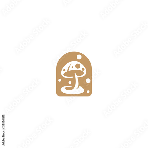 mushrooms logo vector