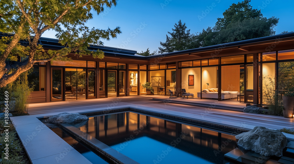Fototapeta premium house in the night