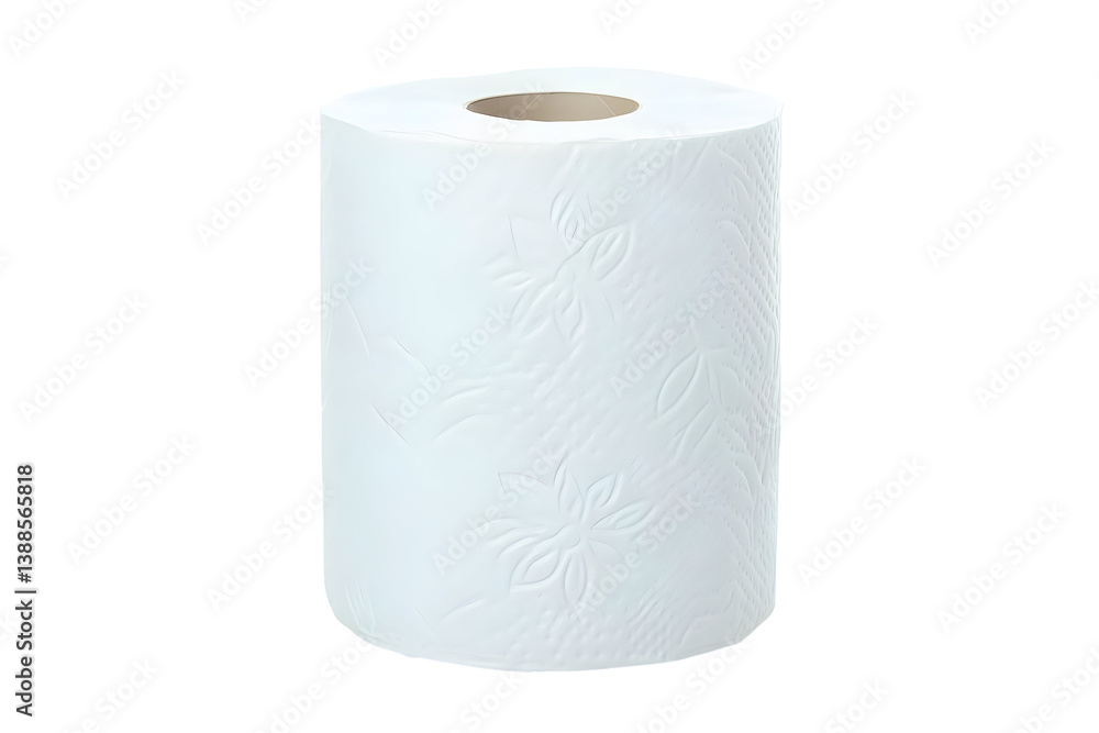 Isolated Photo Of A Clean White Toilet Paper Roll On Transparent Background Isolated Photo Of A Clean White Toilet Paper Roll On Transparent Background