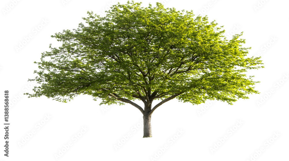 Fototapeta premium Isolated Realistic Tree Illustration On Transparent Background