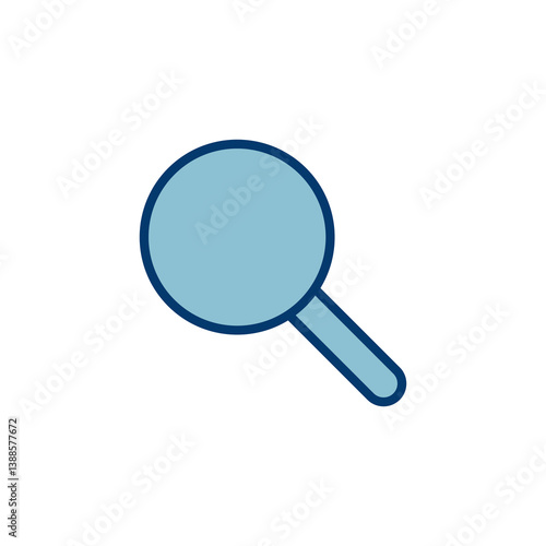 Search icon vector isolated on white background. Glass vector icon. search magnifying glass icon. Find