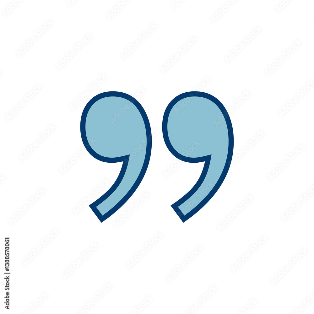 Quote icon vector isolated on white background. Quote sign icon. Quotation mark symbol. Quote icon vector isolated on white background. Quote sign icon. Quotation mark symbol.