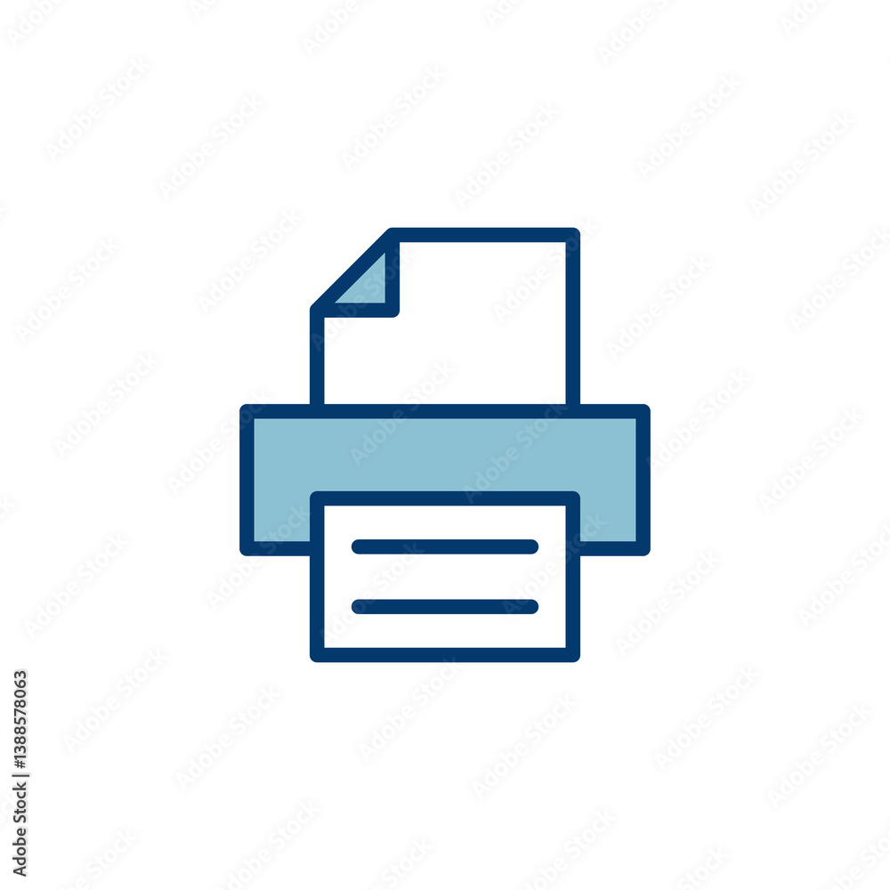 Printer icon vector isolated on white background. print icon. Fax vector icon. Printer icon vector isolated on white background. print icon. Fax vector icon.