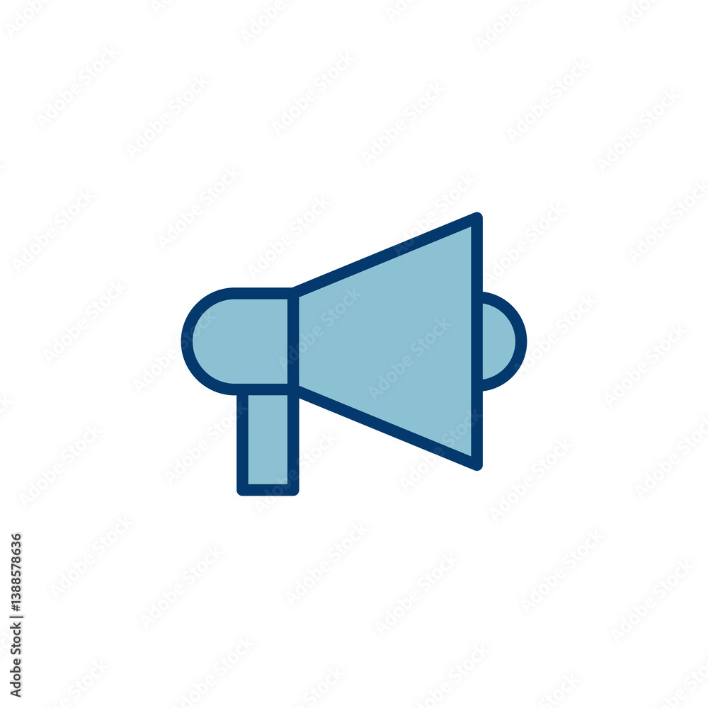 Megaphone icon vector isolated on white background. Loudspeaker icon vector. Volume icon Megaphone icon vector isolated on white background. Loudspeaker icon vector. Volume icon