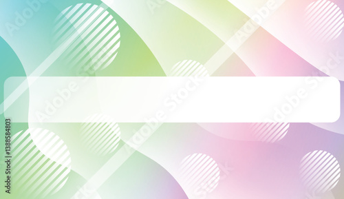 Abstract Shiny Waves, Lines, Circle, Space for Text. For Flyer, Brochure, Booklet And Websites Design Vector Illustration