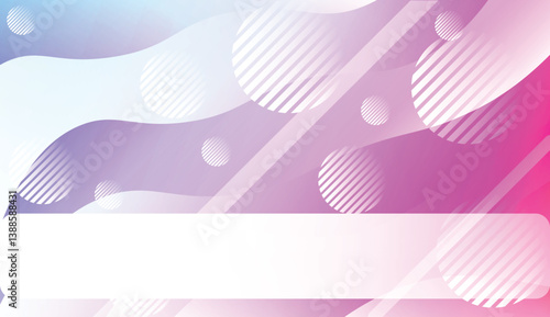 Geometric Design, Shapes. Design For Your Header Page, Ad, Poster, Banner. Vector Illustration with Color Gradient.